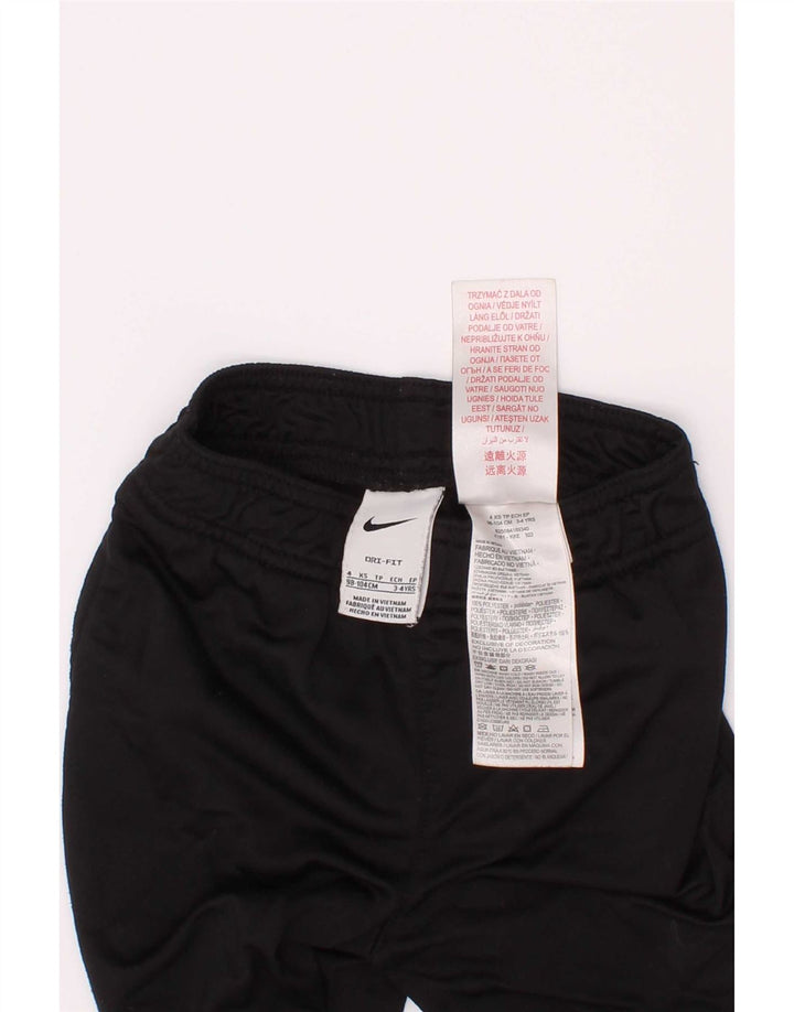 Pantaloni della tuta da ragazzo Nike Dri Fit 3-4 anni XS poliestere nero