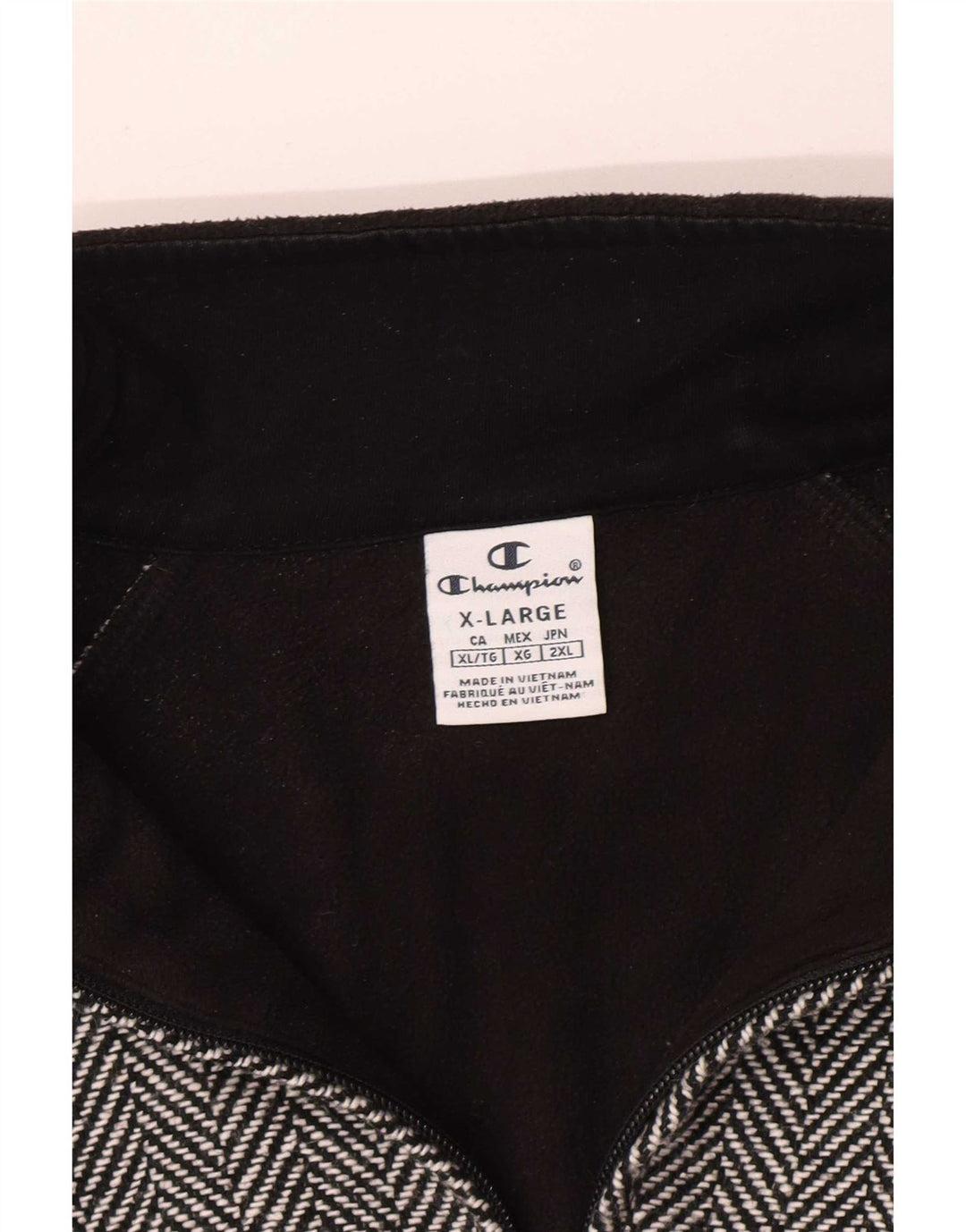 Giubbotto bomber da donna Champion UK 18 XL Nero a spina di pesce