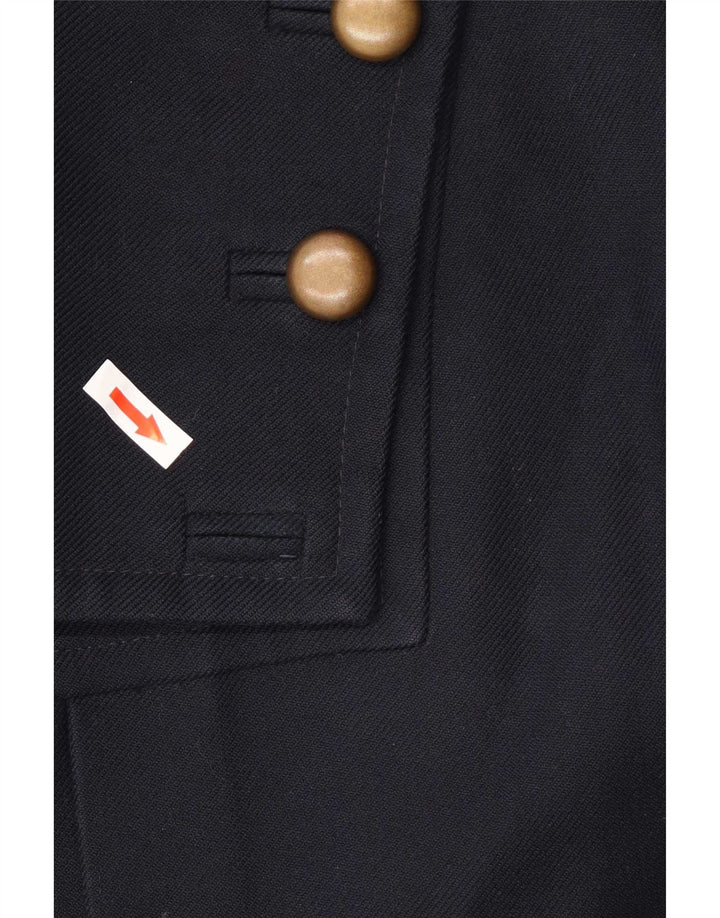 Cappotto da marinaio da donna French Connection UK 12 medio blu navy Poliestere