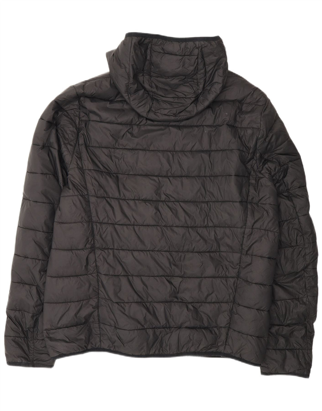 Giacca imbottita con cappuccio da uomo Hugo Boss UK 44 2XL Poliammide nera