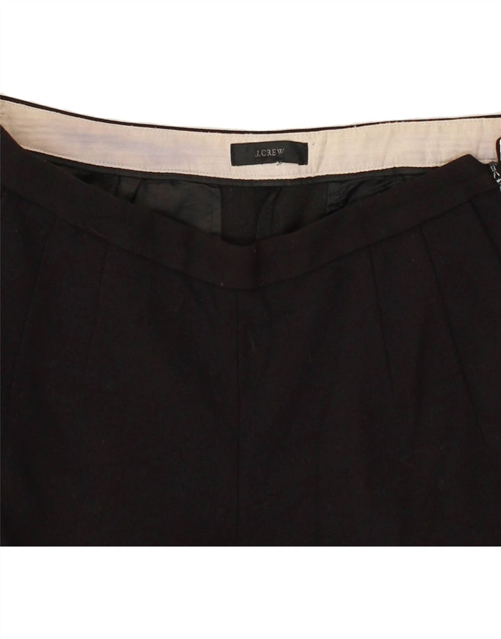 J. CREW Womens Slim Cropped Trousers  W32 L26 Black Polyester Vintage J. Crew and Second-Hand J. Crew from Messina Hembry 