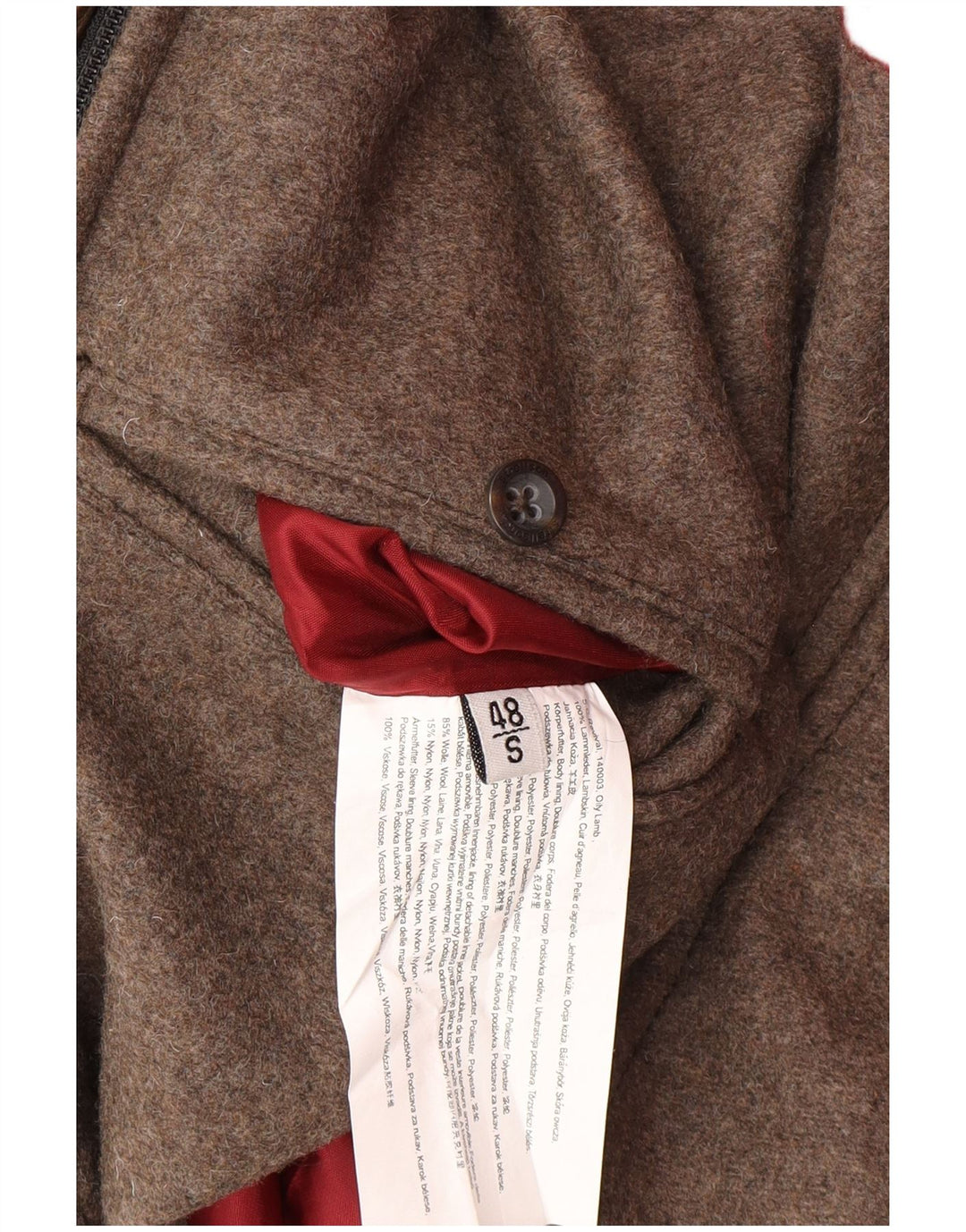 Giacca in pelle da uomo STRELLSON IT 48 Pelle marrone medio