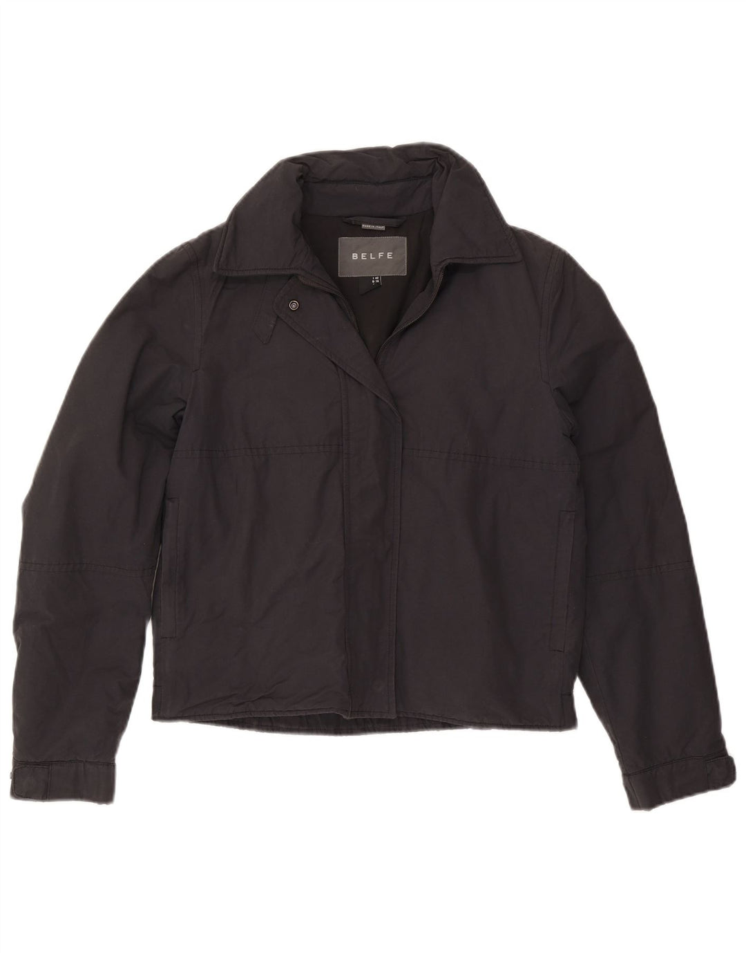 Giubbotto bomber da donna Belfe UK 8 piccolo cotone nero