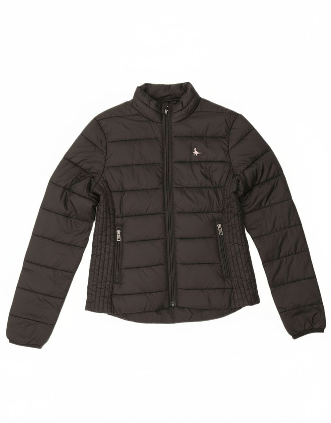 Giacca imbottita da donna Jack Wills UK 8 Small nera in poliammide