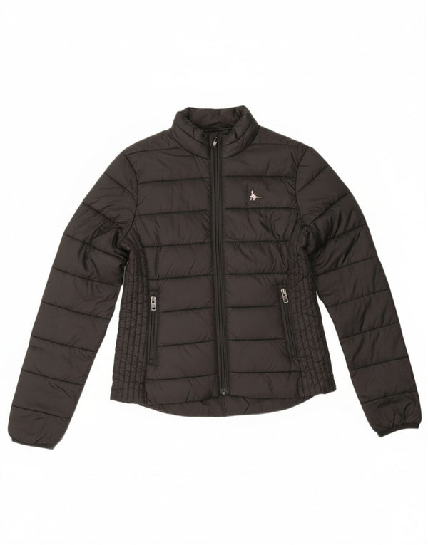 Giacca imbottita da donna Jack Wills UK 8 Small nera in poliammide