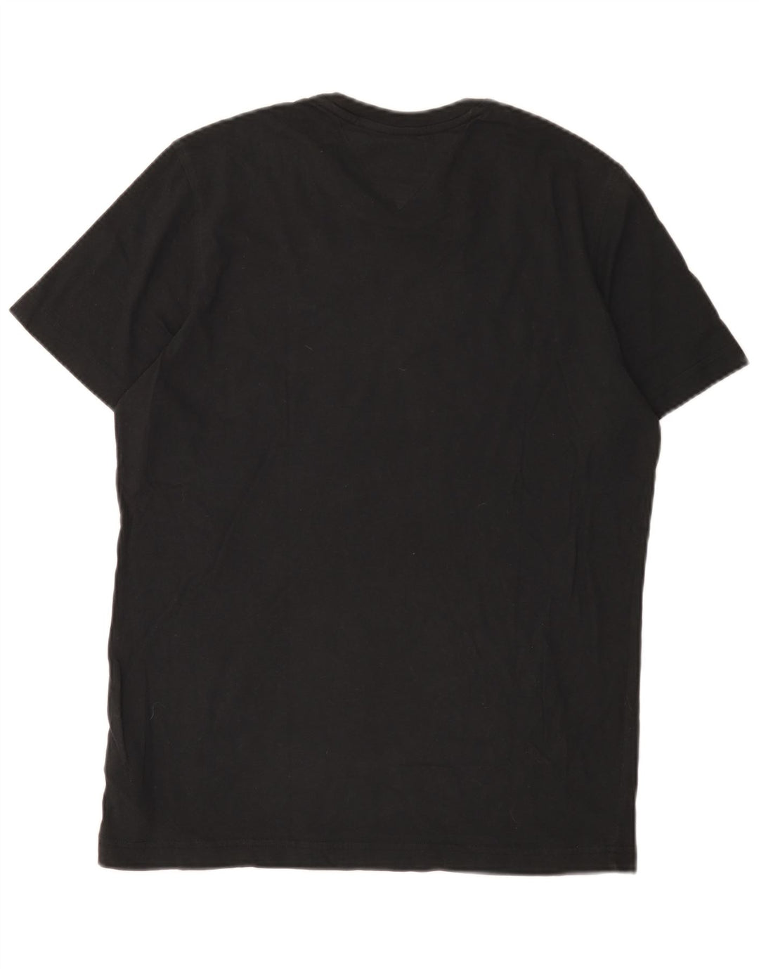 T-shirt da uomo Tommy Hilfiger Top in cotone nero medio
