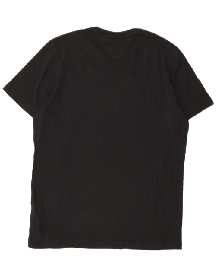T-shirt da uomo Tommy Hilfiger Top in cotone nero medio