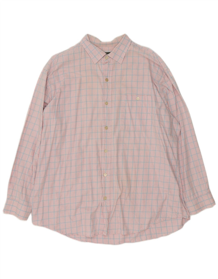Camicia da uomo Orvis 2XL cotone a quadri rosa
