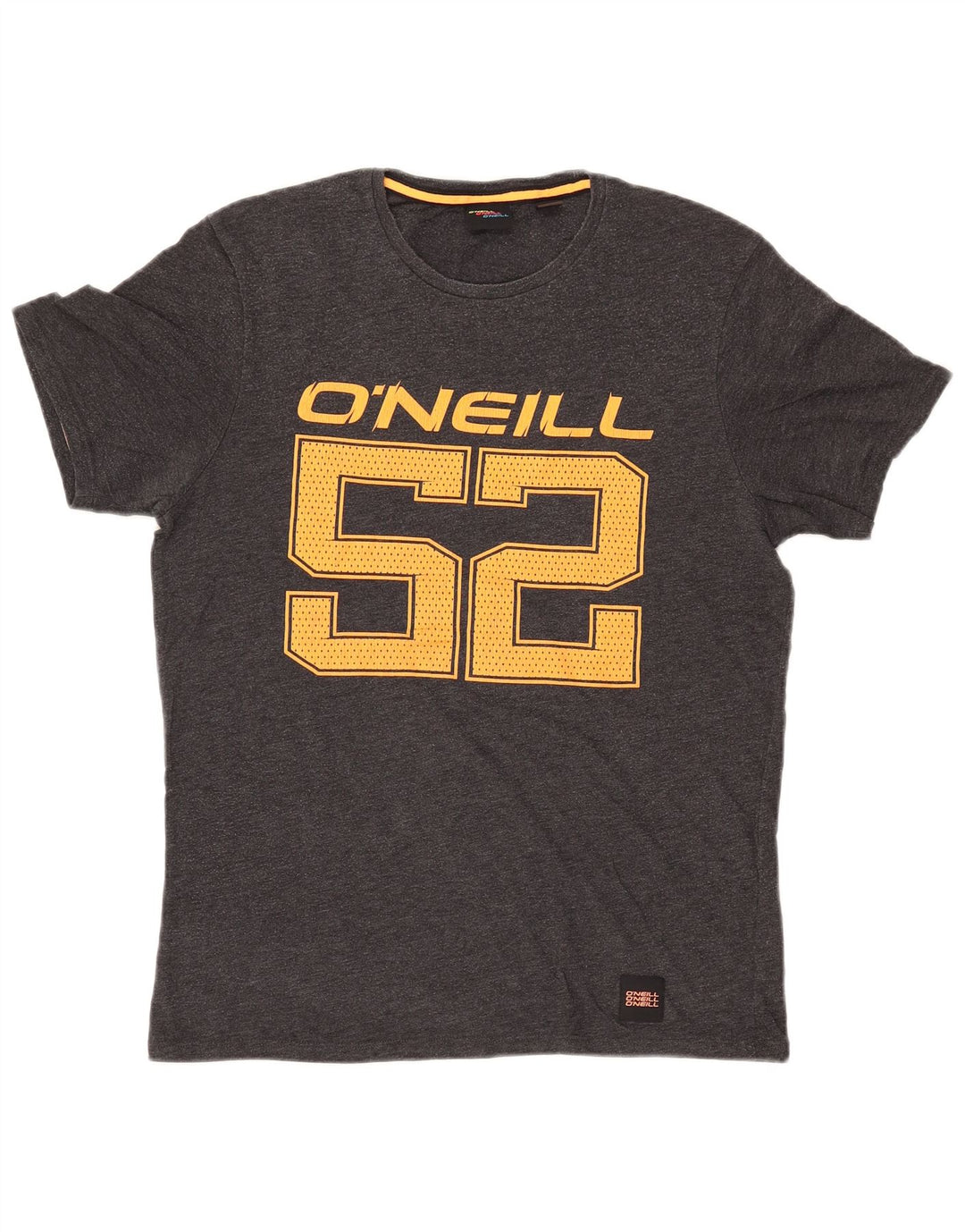 T-shirt grafica da uomo O'NEILL Top in cotone grigio medio