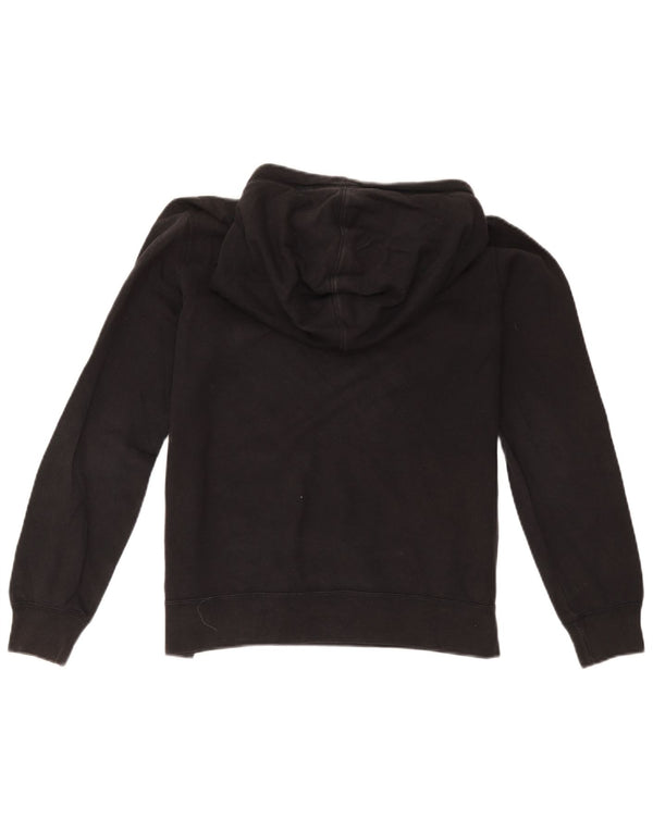 Maglia con cappuccio da donna Nike UK 14 cotone nero medio