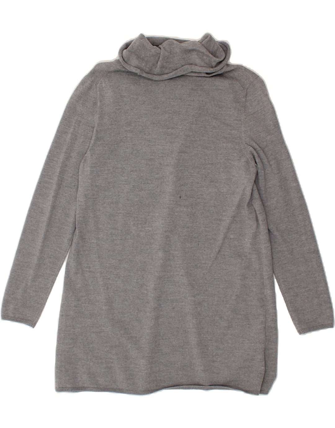 FAY Womens Roll Neck Jumper Sweater UK 12 Medium Grey Vintage Fay and Second-Hand Fay from Messina Hembry 