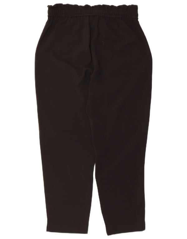 Pantaloni corti affusolati da donna Zara medi W28 L25 poliestere nero
