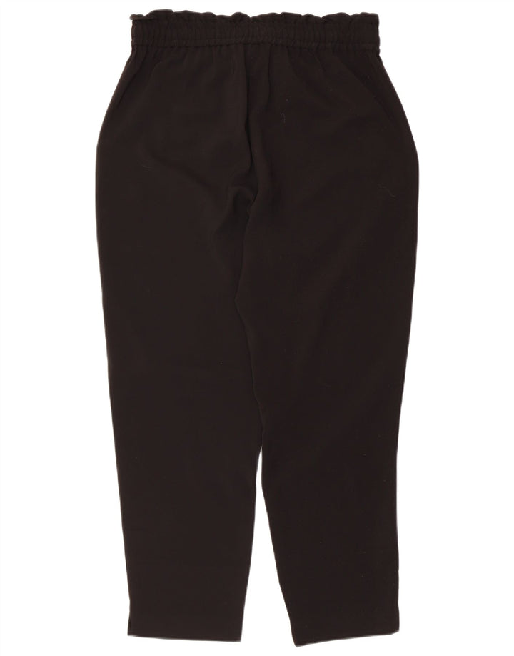 Pantaloni corti affusolati da donna Zara medi W28 L25 poliestere nero