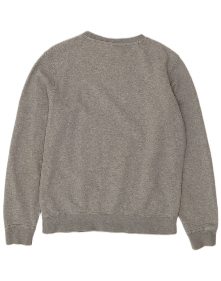 Felpa da uomo NIKE Maglione in cotone grigio medio