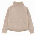 Maglione in pile oversize da donna Weird Fish UK 10 piccolo poliestere grigio