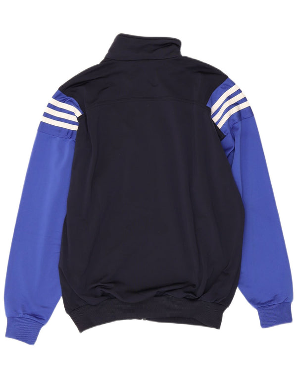 Giacca da tuta da ragazzo Adidas 15-16 anni Blu navy Colourblock