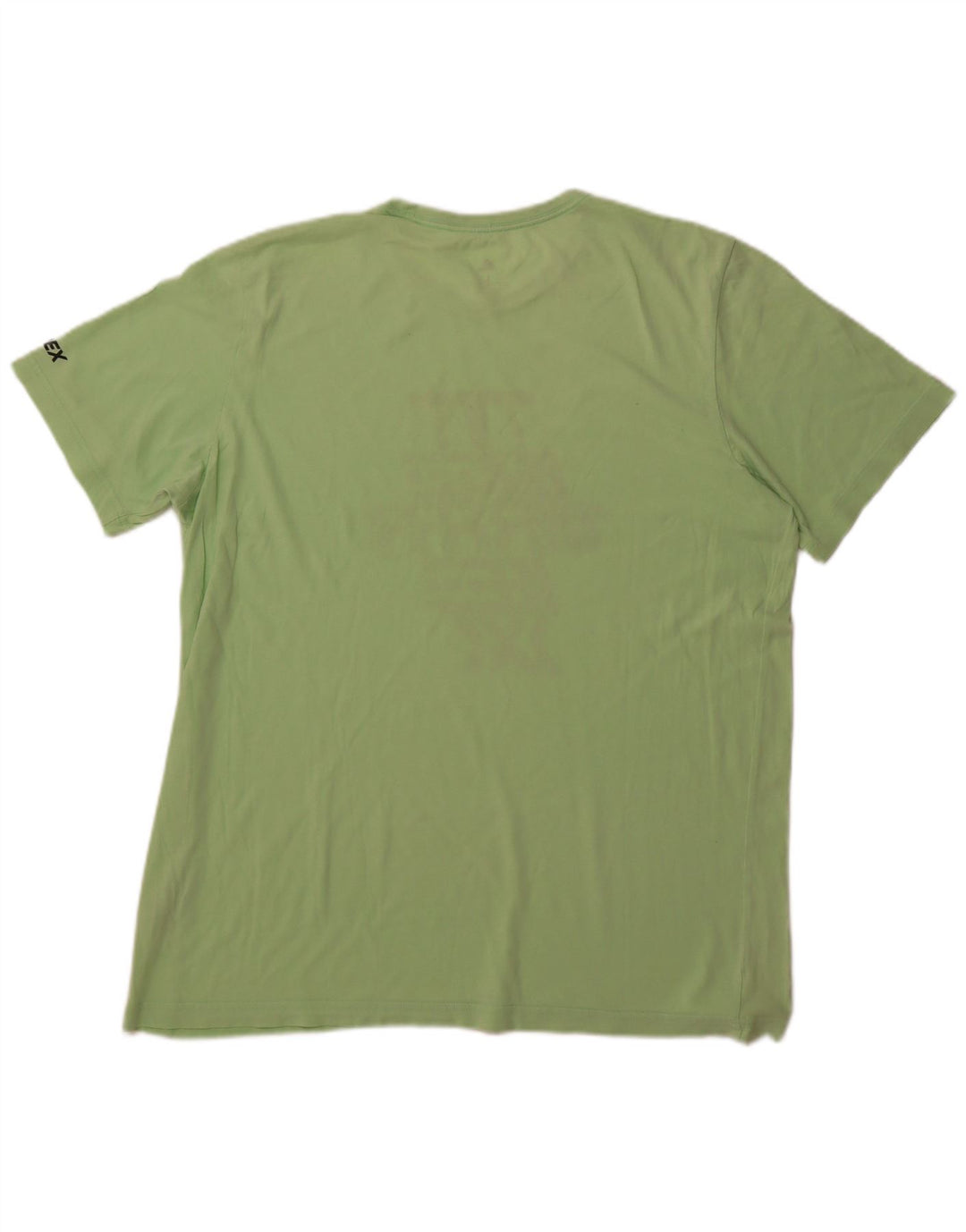 T-shirt grafica da uomo ADIDAS Top grande in cotone verde