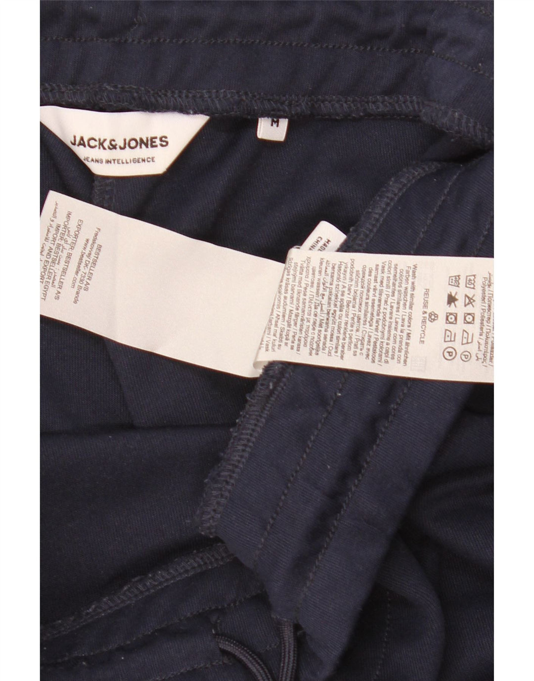 Pantaloni da tuta da uomo Jack & Jones poliestere medio blu navy