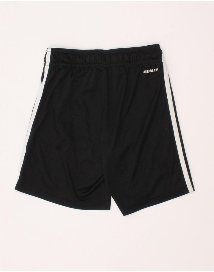 Pantaloncini sportivi Adidas Aeroready da ragazzo 7-8 anni in poliestere nero