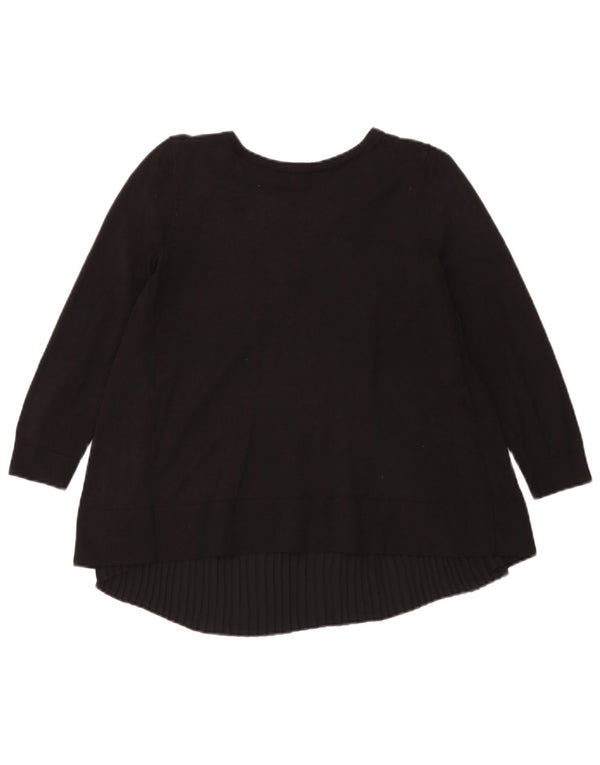 Top oversize da donna Hobbs manica 3/4 UK 6 XS nero modal