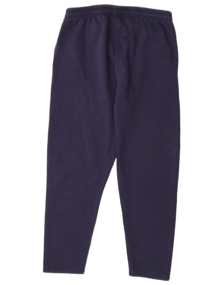 Pantaloni da tuta da uomo HUMMEL grandi in cotone blu navy