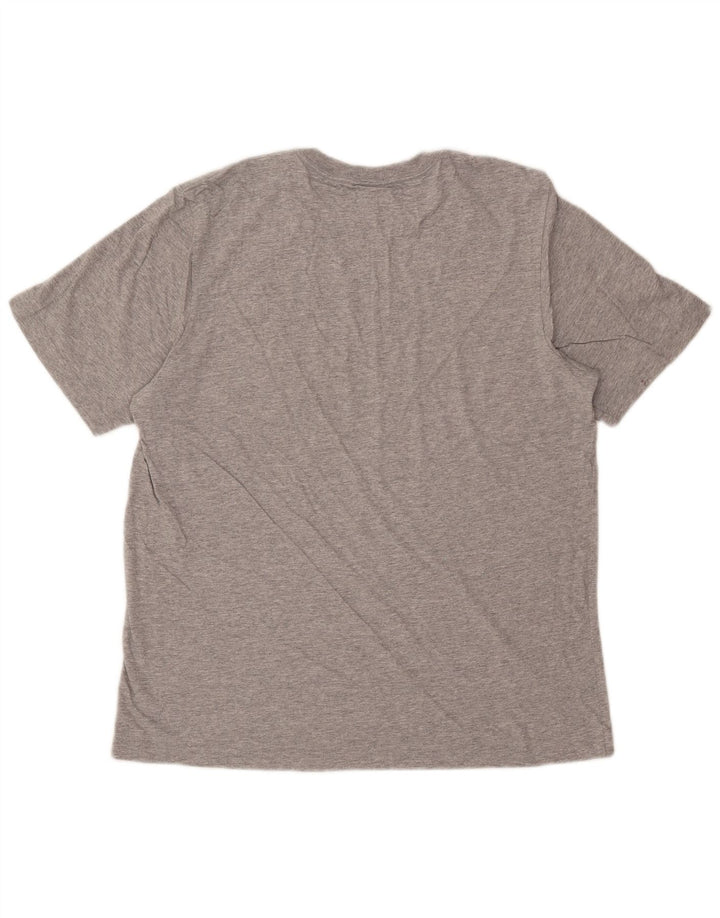 T-shirt ADIDAS da uomo Top in cotone grigio medio