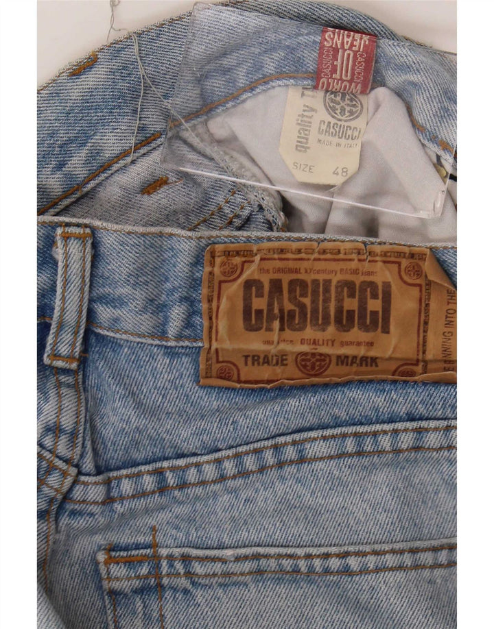 Jeans dritti da uomo Cassuci IT 48 medio W30 L32 cotone blu