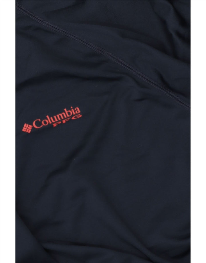 Maglietta Columbia Omni-Shade Graphic Pullover da uomo XL Blu Navy