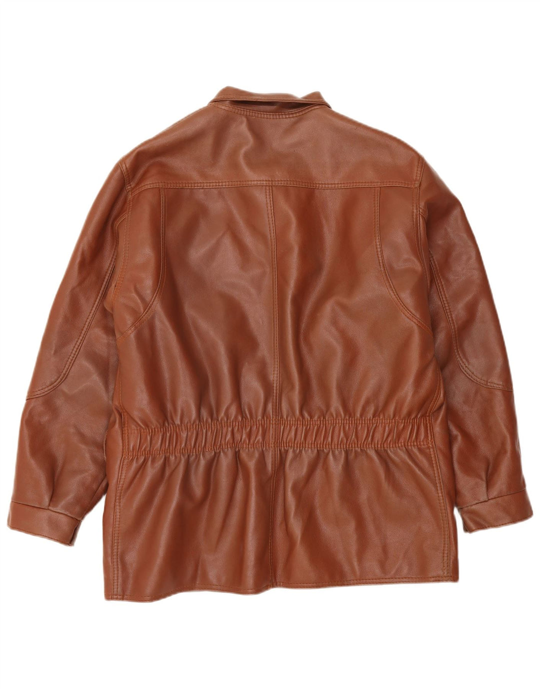 Giacca in pelle vintage da uomo UK 38 Marrone medio