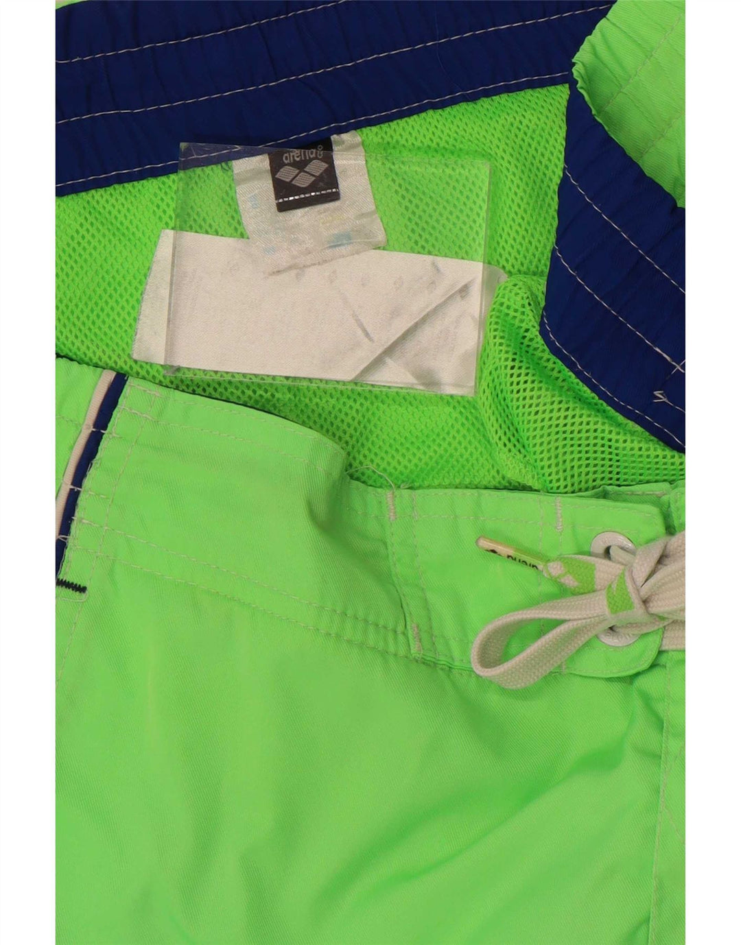 Pantaloncini da bagno da uomo Arena in poliestere verde medio