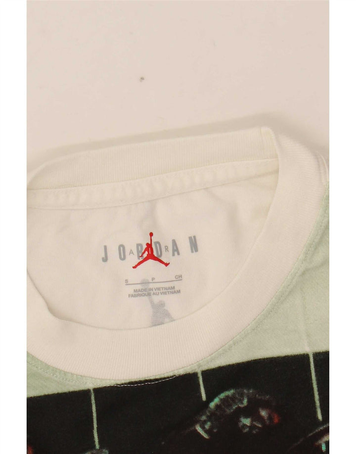 T-shirt grafica Jordan da uomo Michael Jordan, piccola, bianca