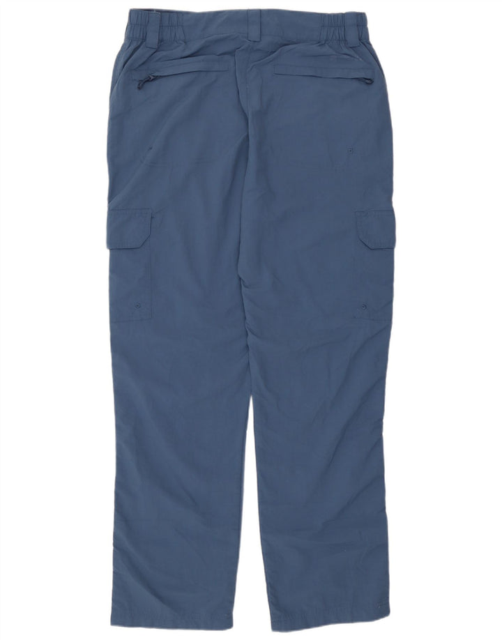 Pantaloni cargo dritti da uomo Mountain Warehouse W34 L29 nylon blu navy