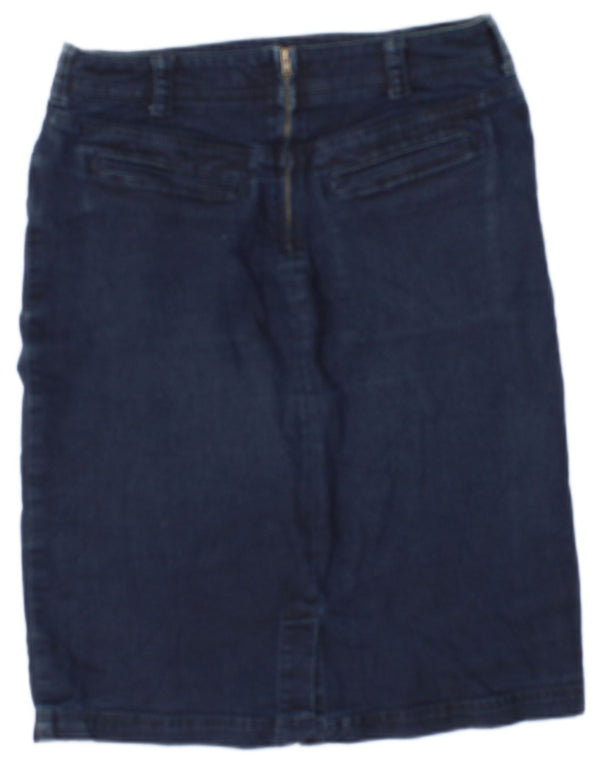 Gonna in denim da donna BODEN UK 10 piccola W32 cotone blu navy