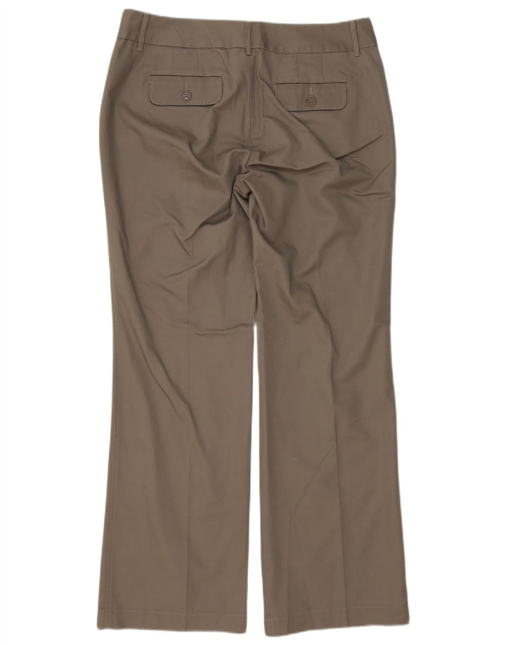 Pantaloni casual da donna EDDIE BAUER Blakely Fit US 12 Large W34 L34 Grigio