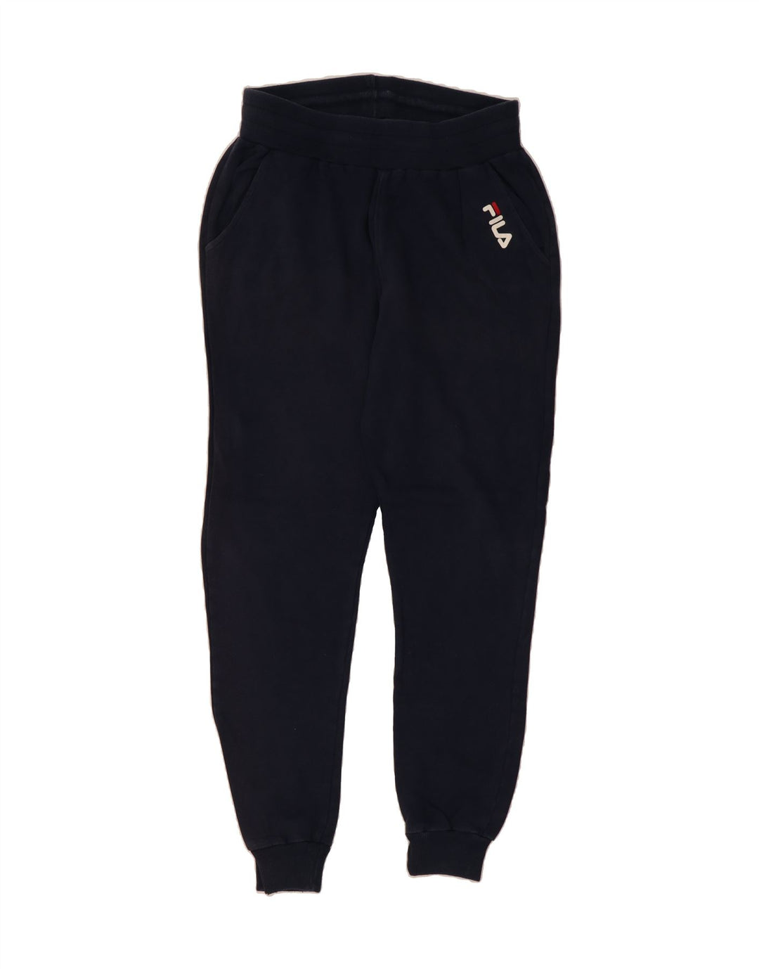 FILA Mens Tracksuit Trousers Joggers Medium  Navy Blue Cotton Vintage Fila and Second-Hand Fila from Messina Hembry 