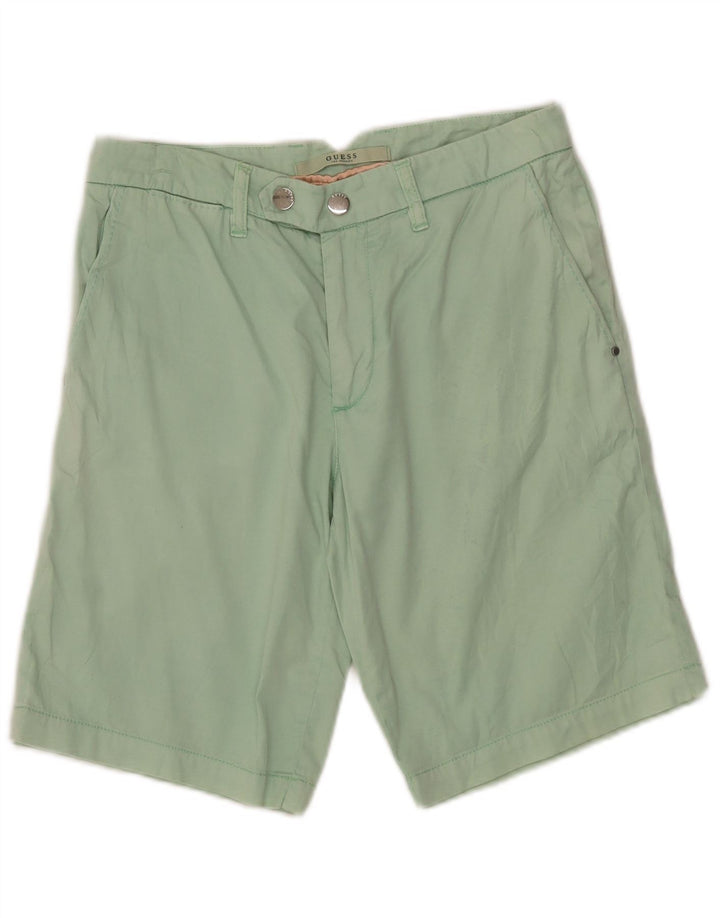 Pantaloncini chino da donna Guess W28 in cotone verde medio