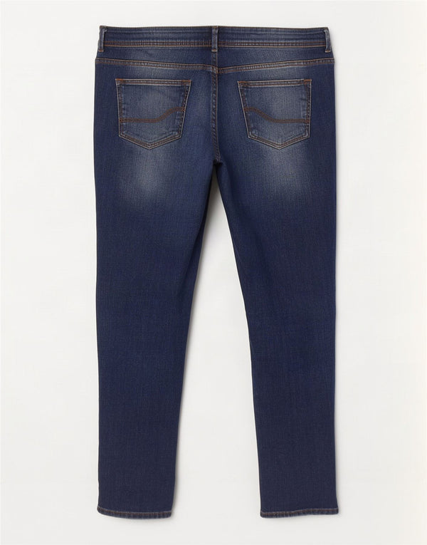 Jeans slim da donna Fat Face UK 14 Large W38 L27 Blu