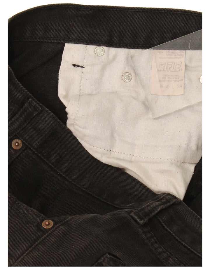 Jeans dritti da uomo Rifle W40 L31 cotone nero