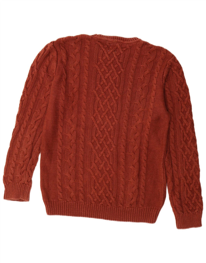 Maglione maglione girocollo da uomo Zara marrone medio
