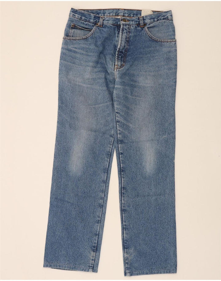 MASH Mens Straight Jeans W32 L30 Blue Cotton Vintage Mash and Second-Hand Mash from Messina Hembry 