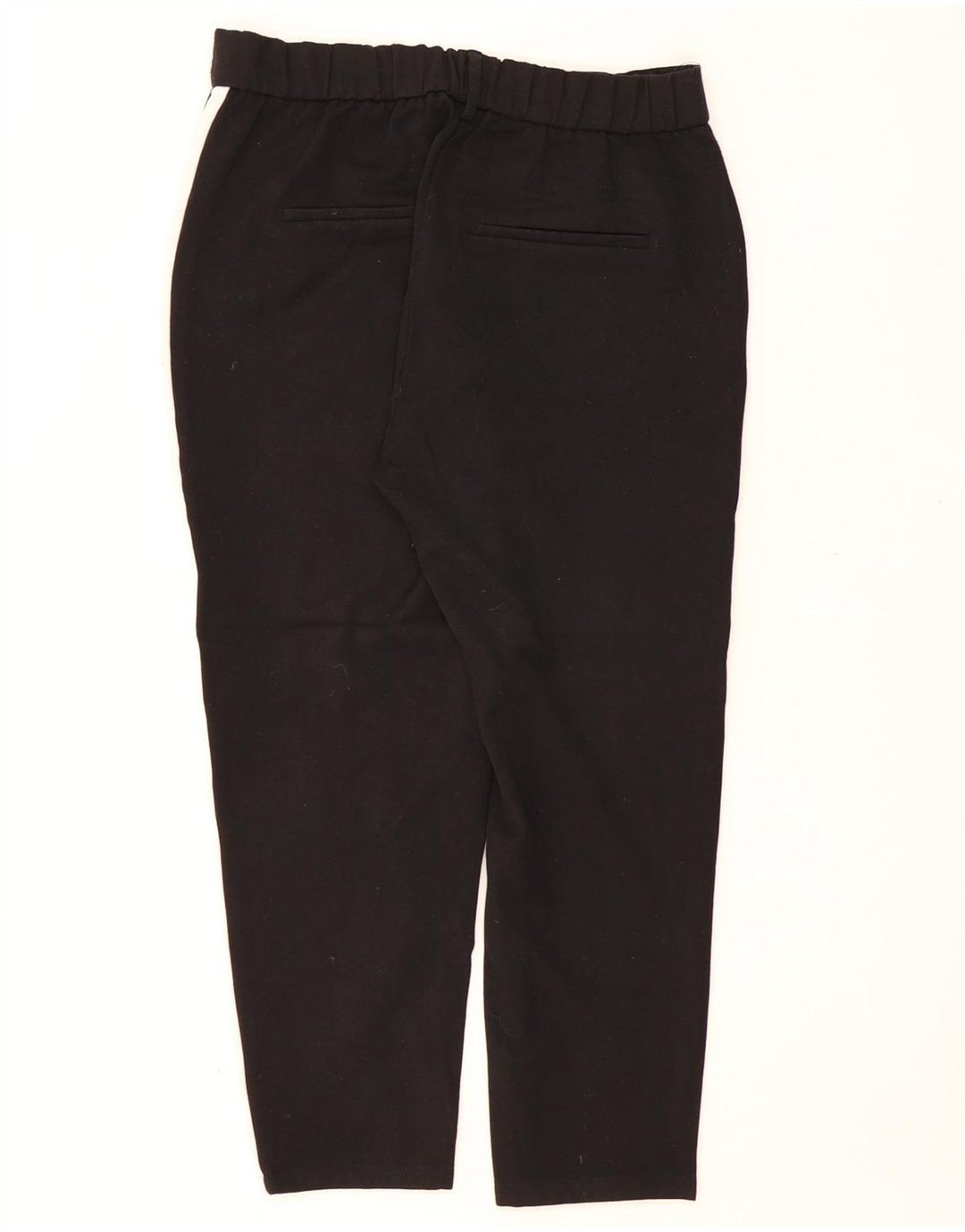 Pantaloni Capri dritti da donna ZARA piccoli W26 L22 color block nero