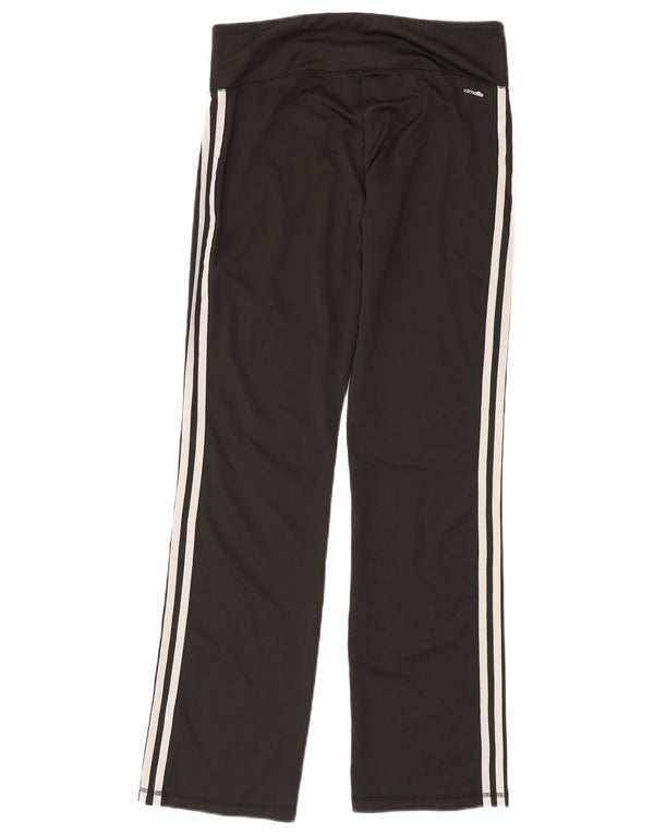 Pantaloni della tuta Adidas Climalite da donna UK 12/14 Medio Nero