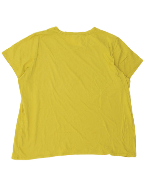 T-shirt da uomo Levi's Top 3XL in cotone giallo