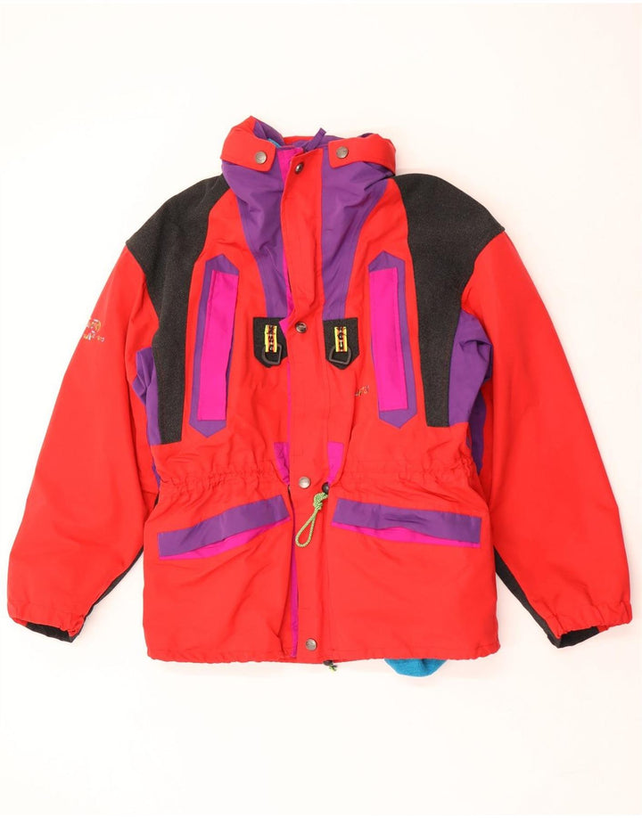 Giacca da sci da uomo con cappuccio Cassin IT 50 Large Rosso Colourblock Poliestere