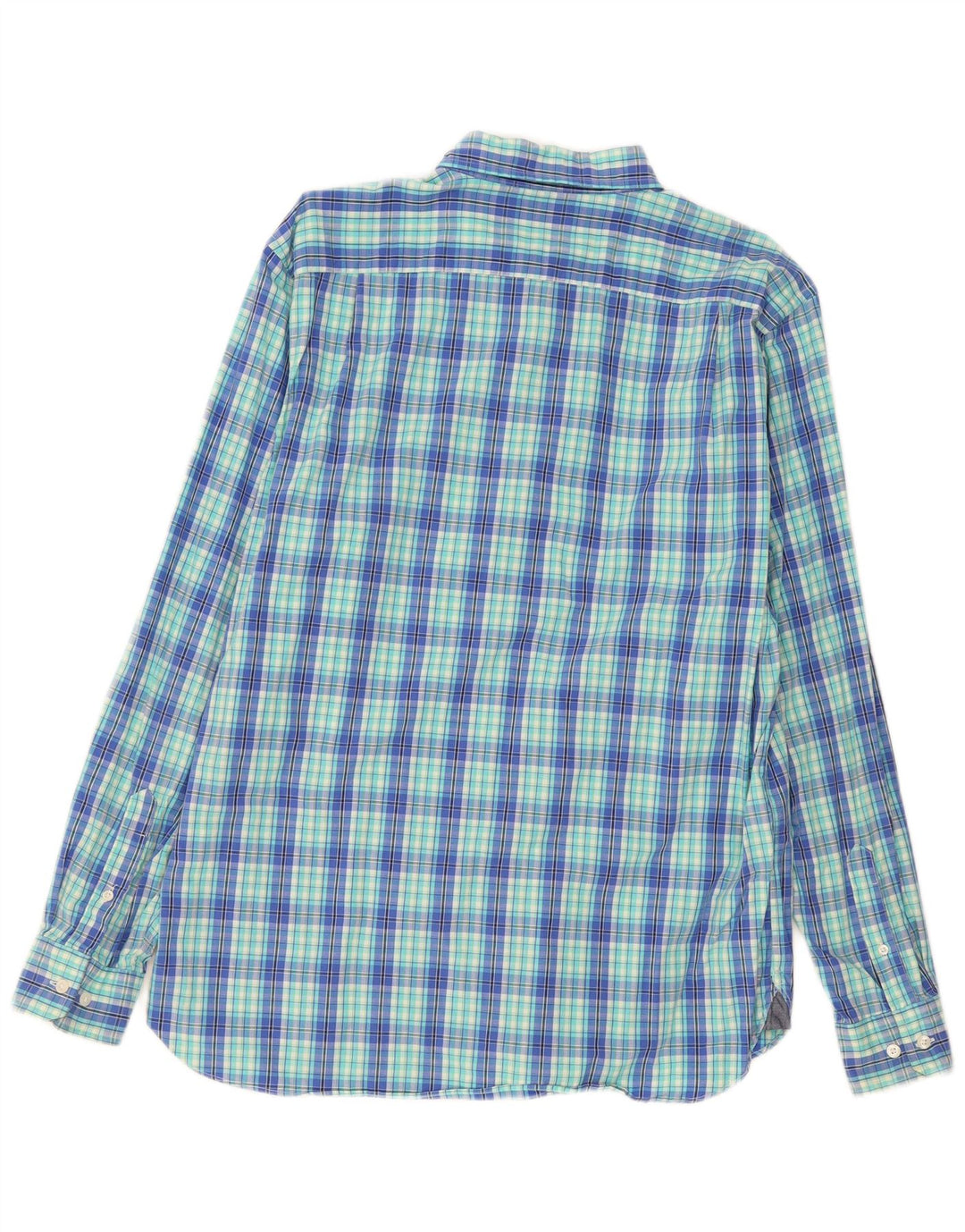 Camicia da uomo Nautica in cotone a quadri grandi blu