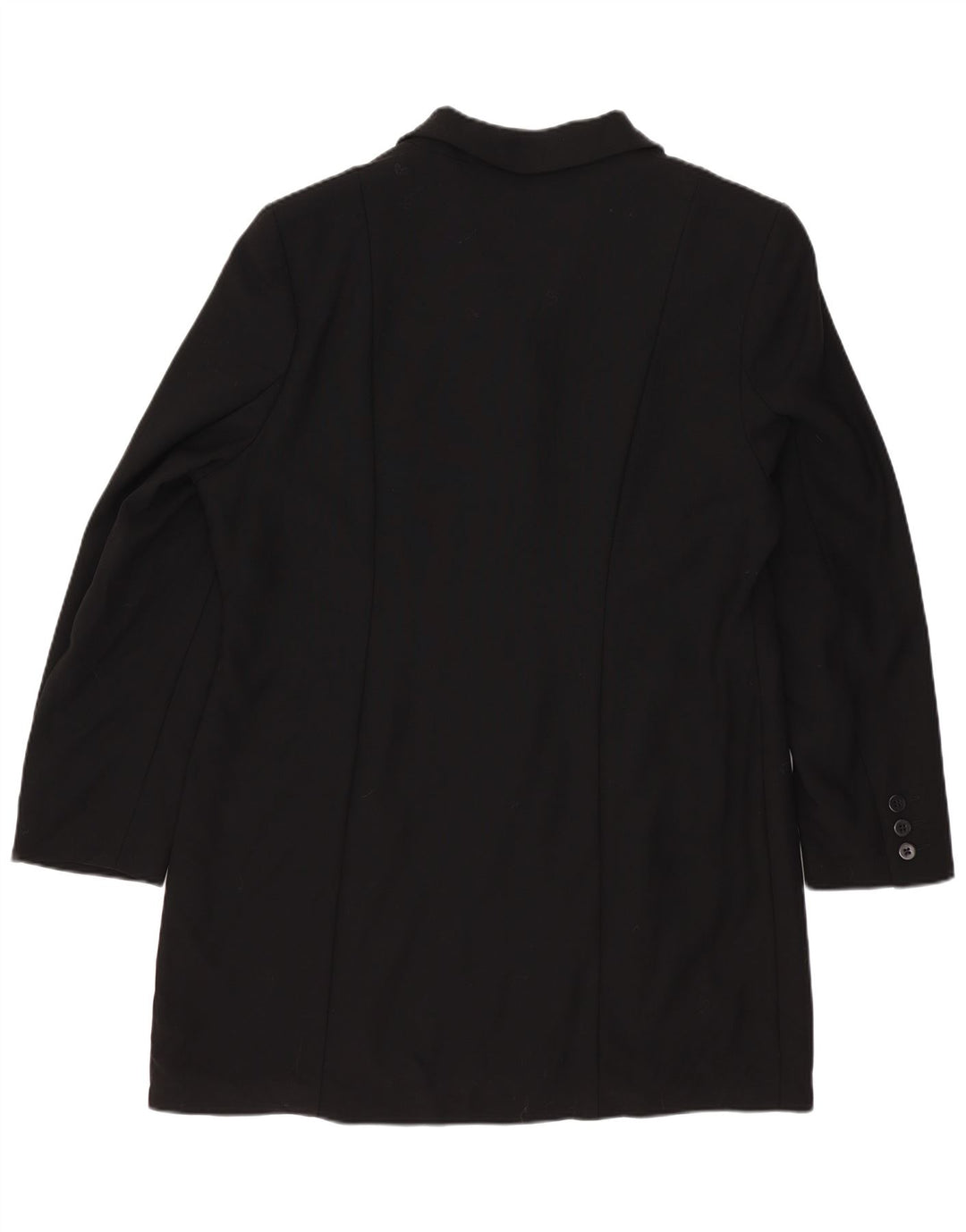 Cappotto da donna Marks & Spencer UK 16 Large Black New Wool