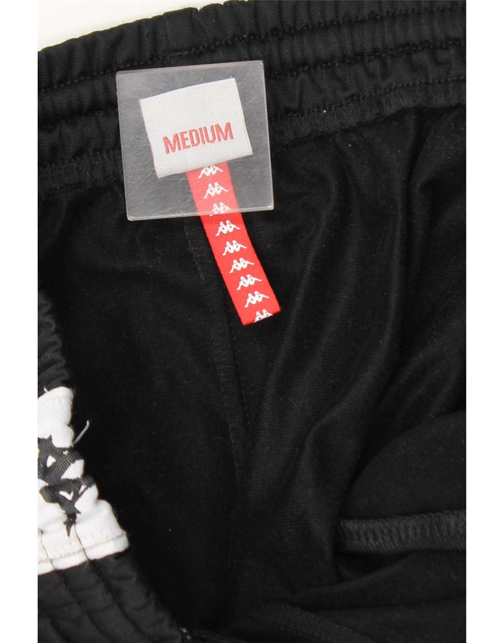 Pantaloni da tuta con grafica Kappa da uomo Joggers Medium Black Colourblock