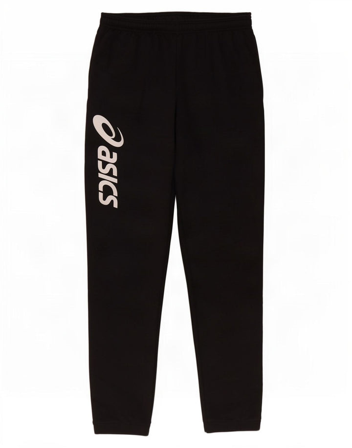 Pantaloni da tuta grafica da uomo Asics XL poliestere nero