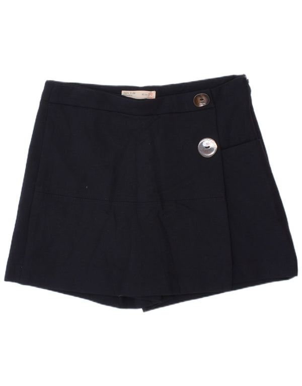 Pantaloncini casual per ragazze Zara 11-12 anni W26 cotone blu navy