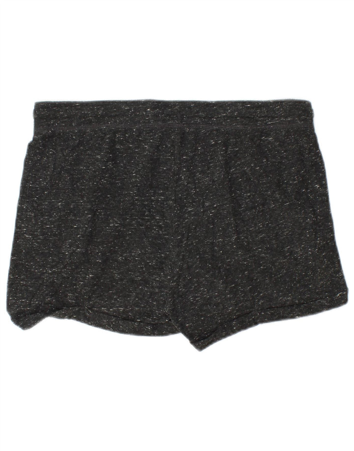 Pantaloncini sportivi da donna Jack Wills UK 8 piccoli poliestere screziato nero